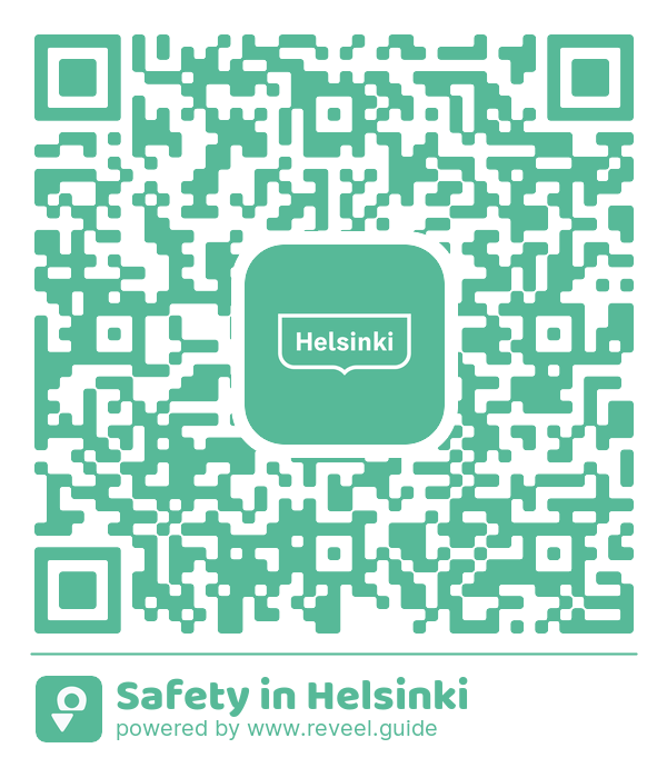 Image of the QR linking to the Turvallisuus Helsingissä