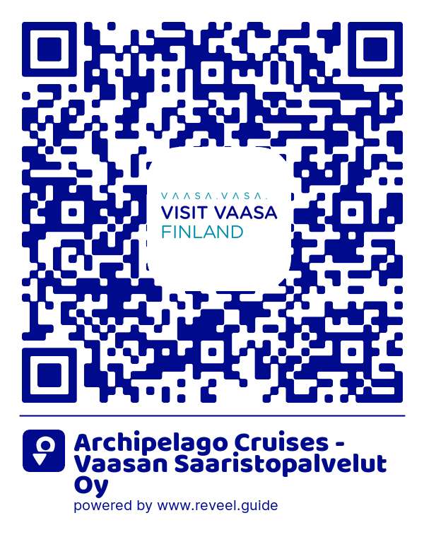 Image of the QR linking to the Skärgårdskryssningar - Vasa Skärgårdsservice