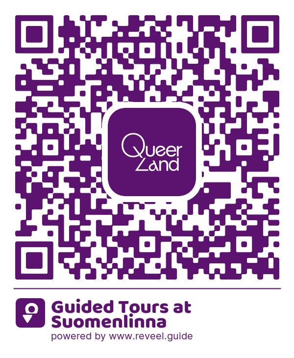 Image of the QR linking to the Guided Tours at Suomenlinna