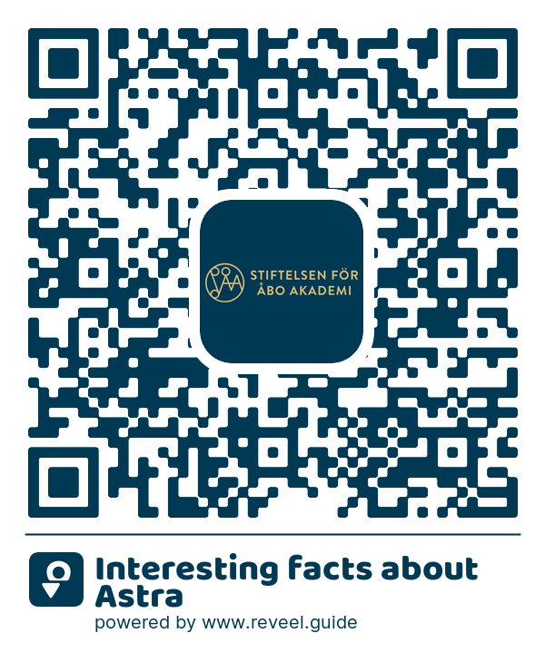 Image of the QR linking to the Interesting facts about Astra