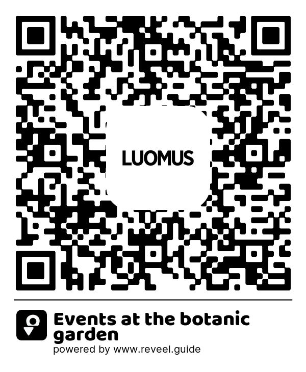 Image of the QR linking to the Events at the botanic garden