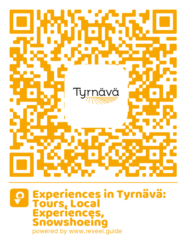 Image of the QR linking to the Experiences in Tyrnävä: Tours, Local Experiences, Snowshoeing