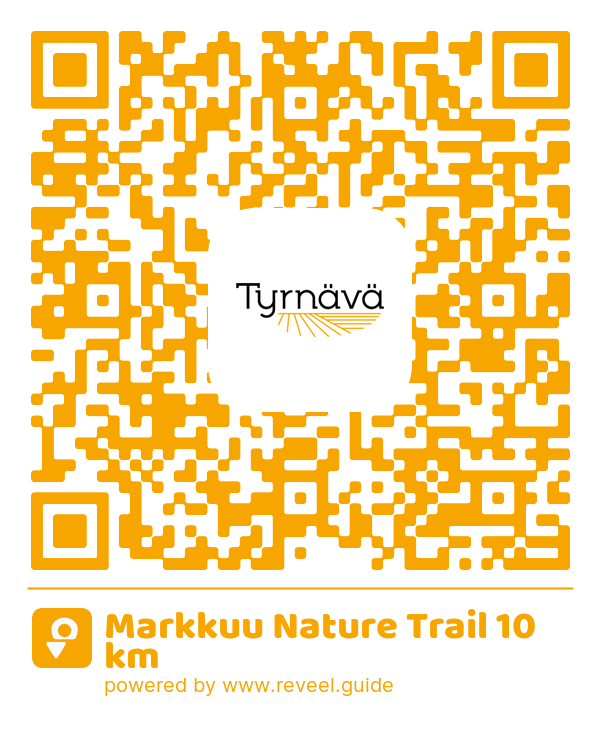 Image of the QR linking to the Markkuu Nature Trail 10 km
