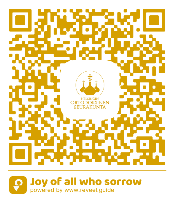 Image of the QR linking to the Joy of all who sorrow