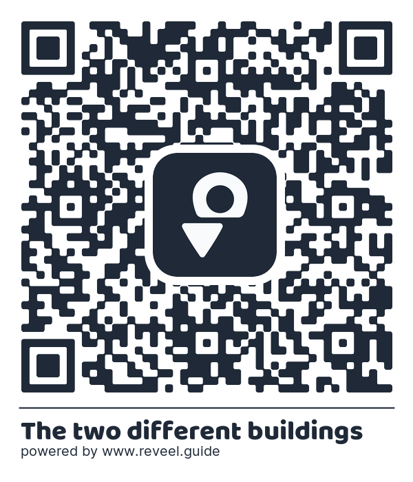 Image of the QR linking to the The two different buildings