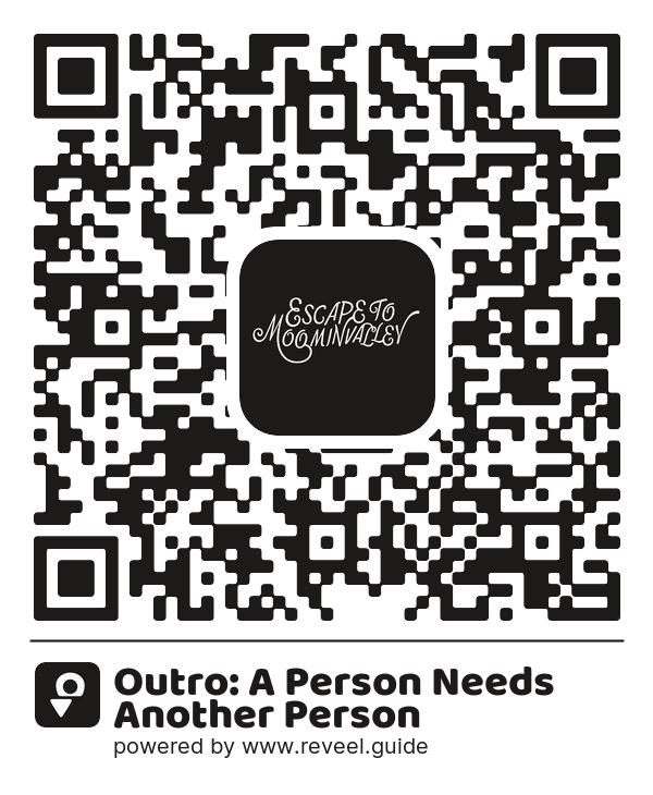 Image of the QR linking to the Outro: A Person Needs Another Person