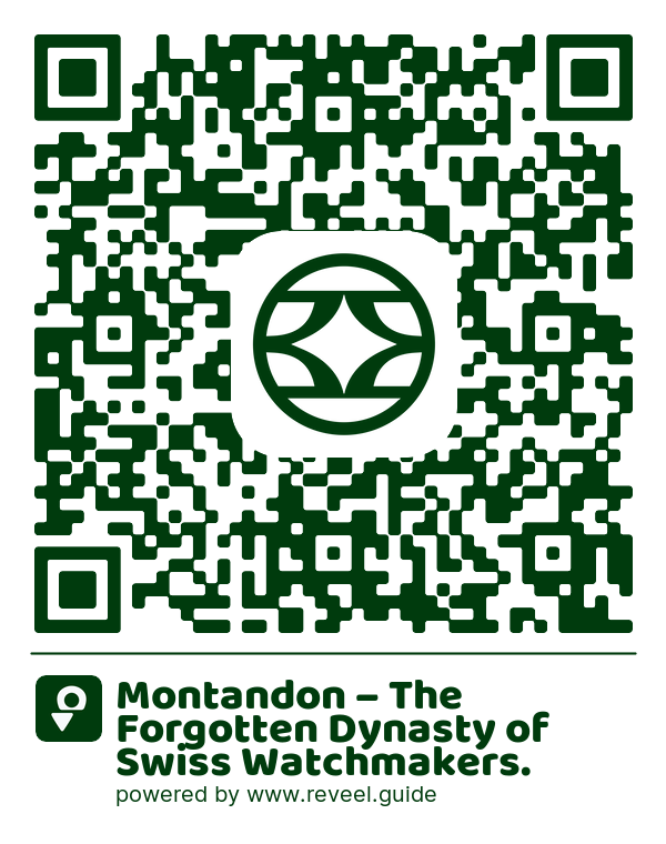 Image of the QR linking to the Montandon – The Forgotten Dynasty of Swiss Watchmakers.