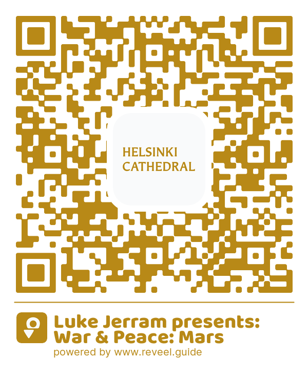 Image of the QR linking to the Luke Jerram presents: War & Peace: Mars