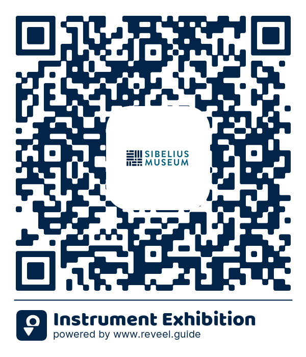 Image of the QR linking to the Soitinnäyttely