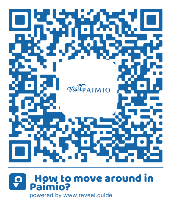 Image of the QR linking to the 🚌 How to move around in Paimio?