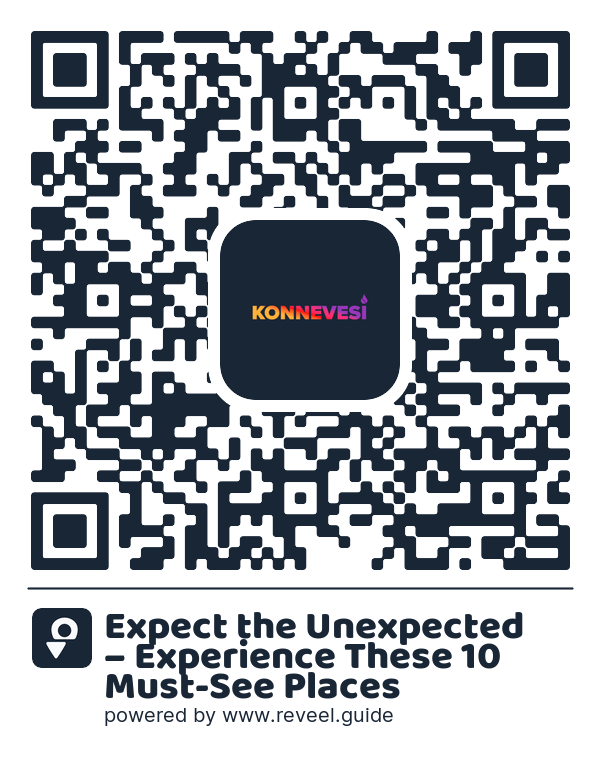 Image of the QR linking to the Expect the Unexpected – Experience These 10 Must-See Places