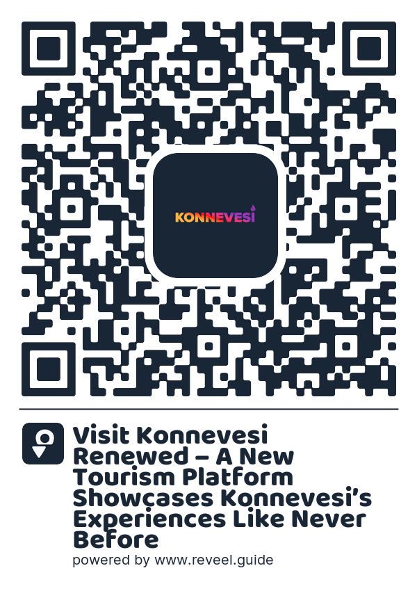 Image of the QR linking to the Visit Konnevesi Renewed – A New Tourism Platform Showcases Konnevesi’s Experiences Like Never Before