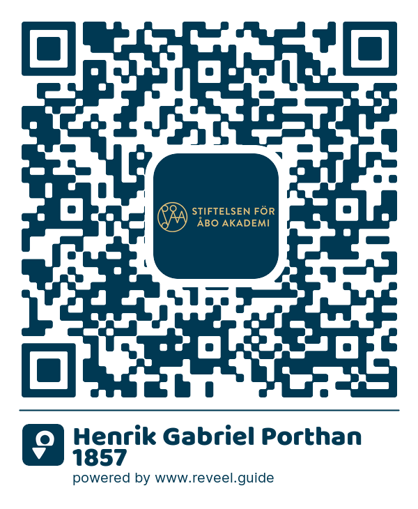 Image of the QR linking to the Henrik Gabriel Porthan 1857