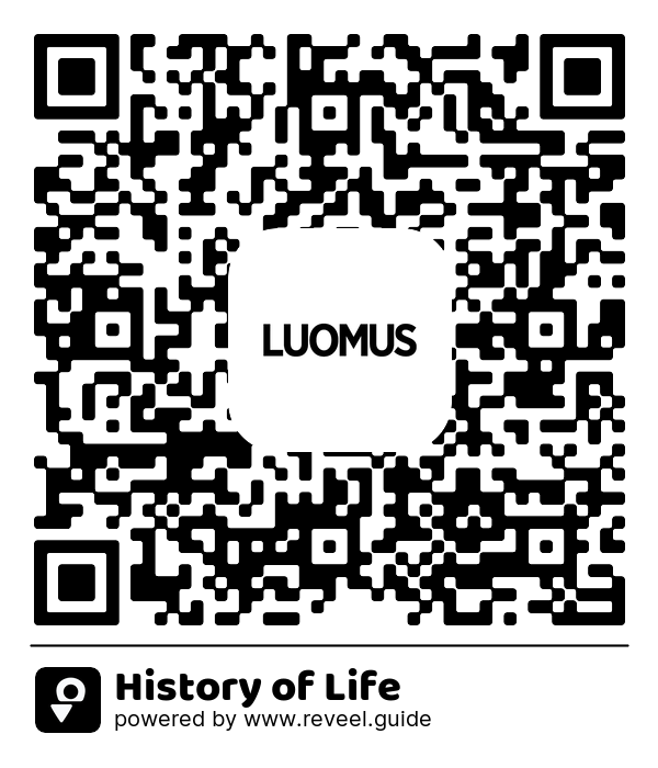 Image of the QR linking to the History of Life