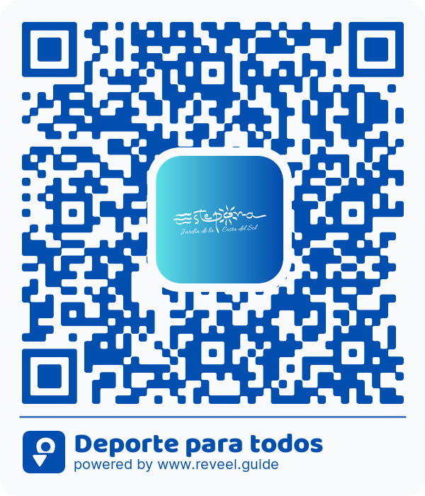 Image of the QR linking to the Deporte para todos