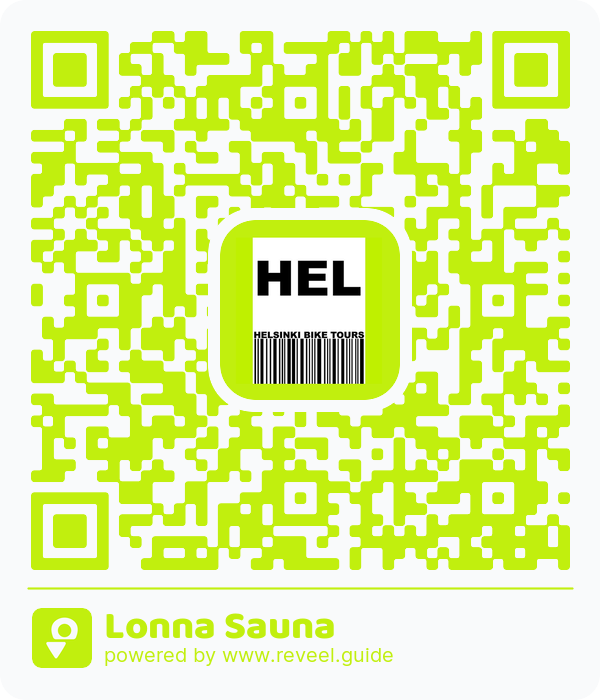Image of the QR linking to the Lonna Sauna