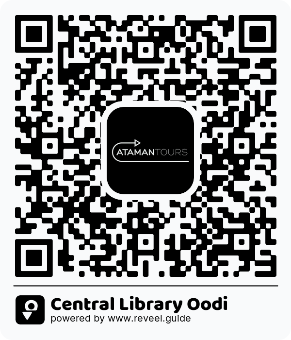 Image of the QR linking to the Central Library Oodi