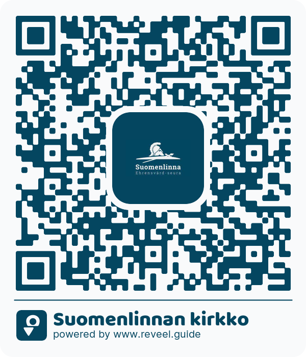 Image of the QR linking to the Suomenlinna Church