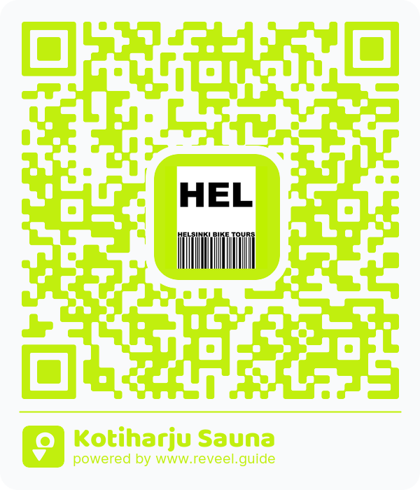 Image of the QR linking to the Kotiharju Sauna