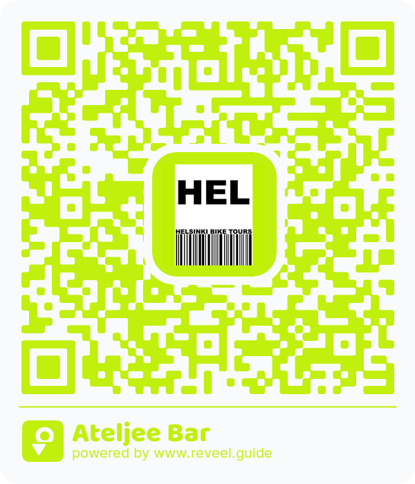 Image of the QR linking to the Ateljee Bar