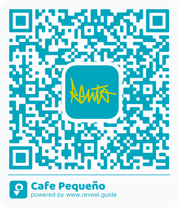 Image of the QR linking to the Cafe Pequeño