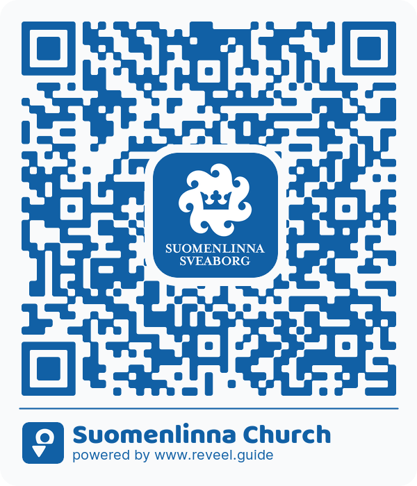 Image of the QR linking to the Suomenlinna Church