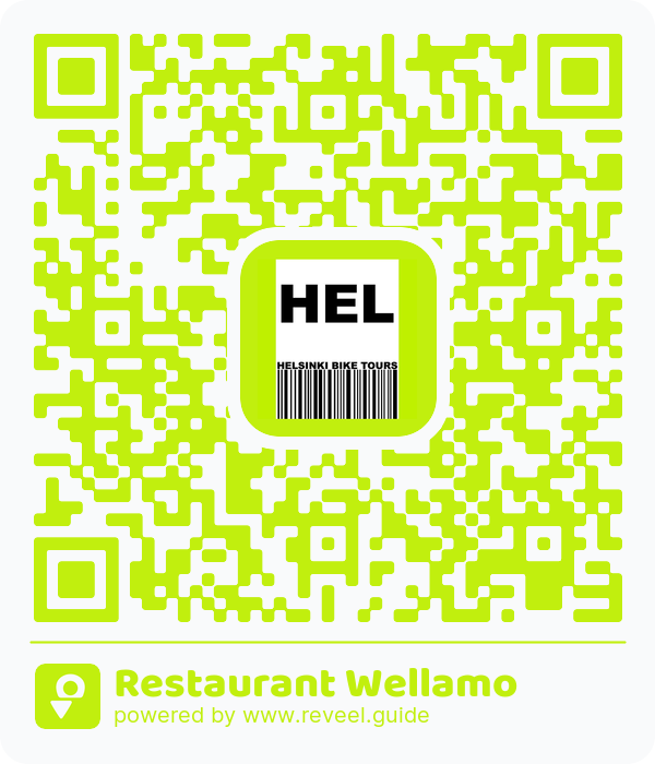 Image of the QR linking to the Restaurant Wellamo
