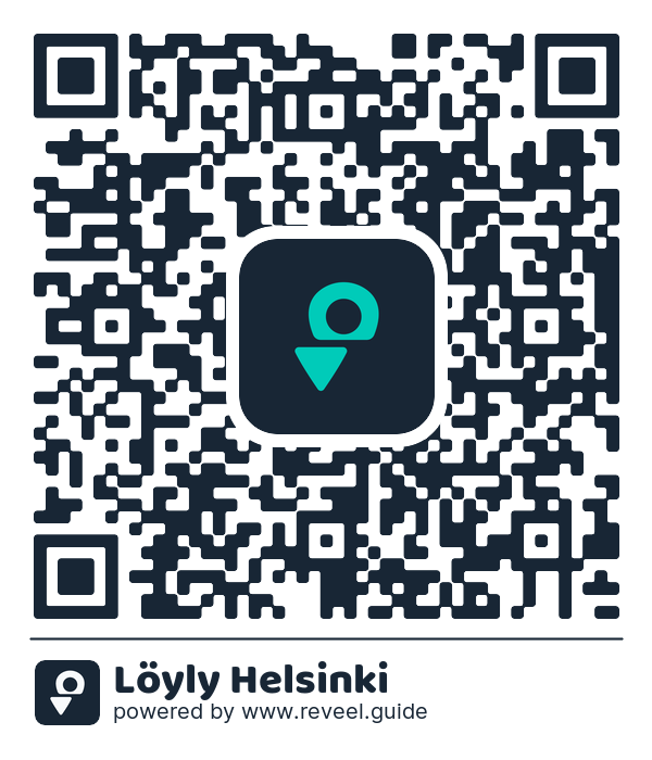 Image of the QR linking to the Löyly Helsinki