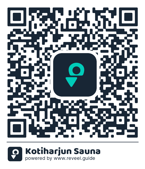 Image of the QR linking to the Kotiharjun Sauna