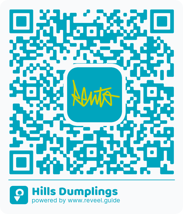 Image of the QR linking to the Hills Dumplings