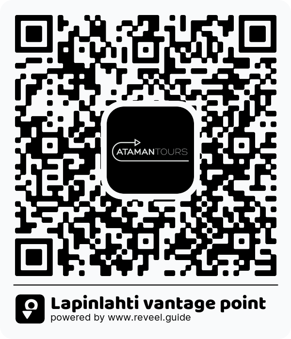 Image of the QR linking to the Lapinlahti vantage point