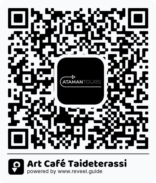 Image of the QR linking to the Art Café Taideterassi