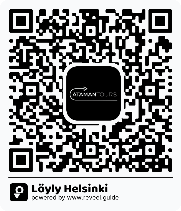 Image of the QR linking to the Löyly Helsinki