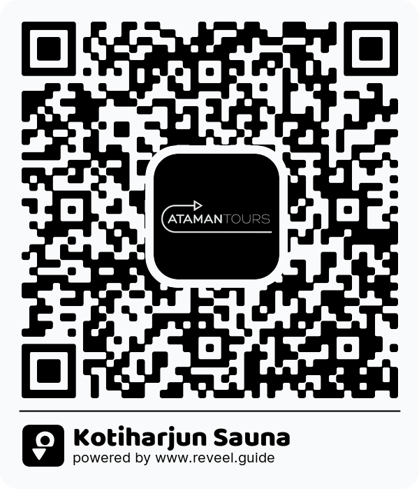 Image of the QR linking to the Kotiharjun Sauna