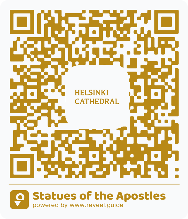 Image of the QR linking to the Statues of the Apostles