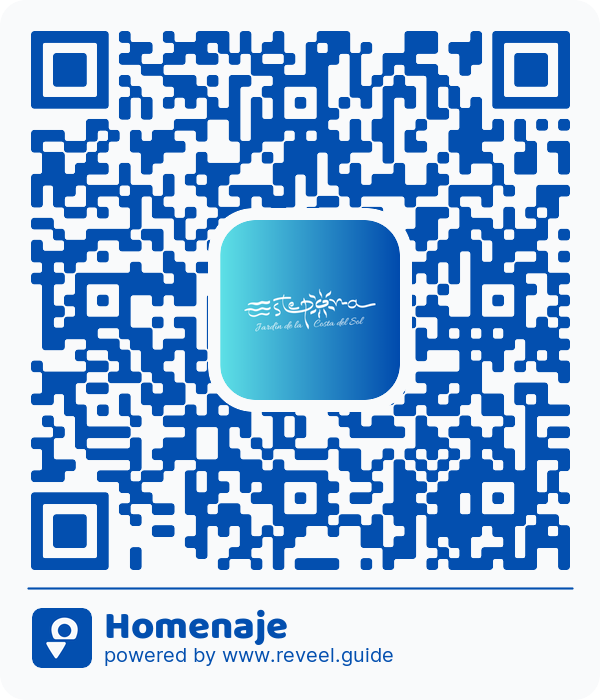 Image of the QR linking to the Homenaje