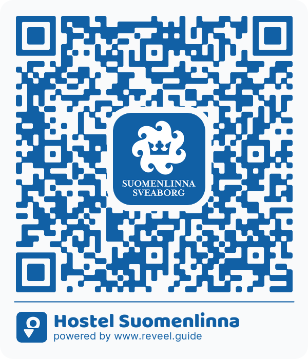 Image of the QR linking to the Hostel Suomenlinna