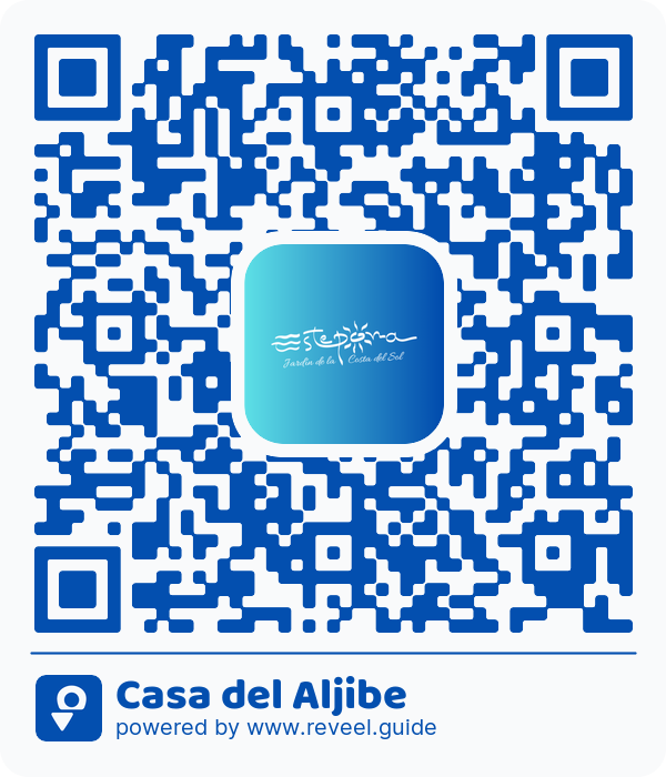 Image of the QR linking to the Casa del Aljibe