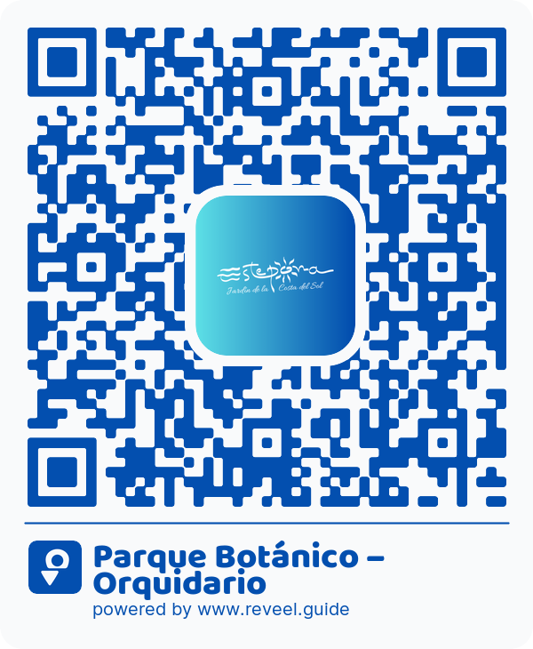 Image of the QR linking to the Parque Botánico – Orquidario