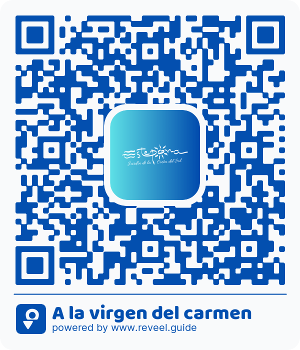 Image of the QR linking to the A la virgen del carmen