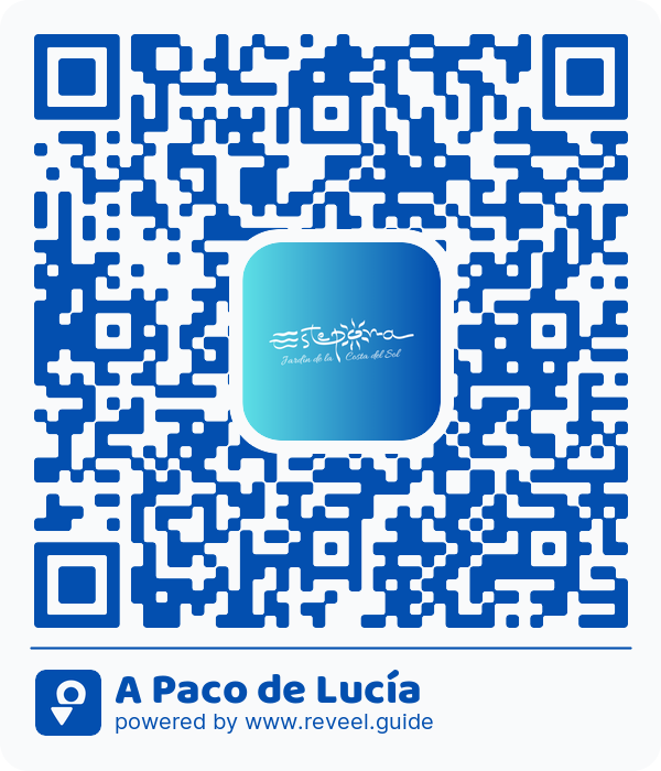 Image of the QR linking to the A Paco de Lucía