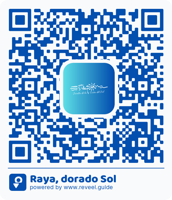 Image of the QR linking to the Raya, dorado Sol