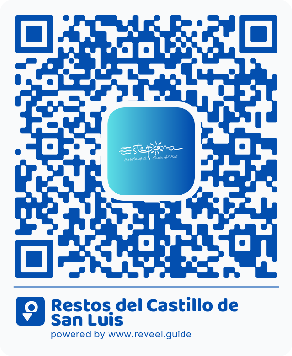 Image of the QR linking to the Restos del Castillo de San Luis