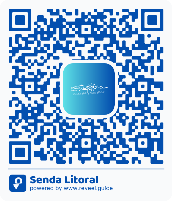 Image of the QR linking to the Senda Litoral