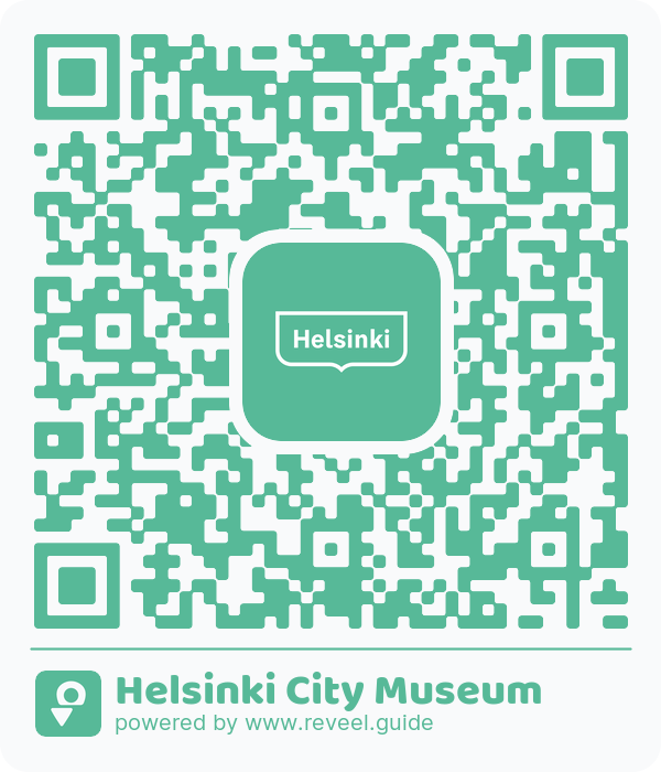 Image of the QR linking to the Helsinki City Museum