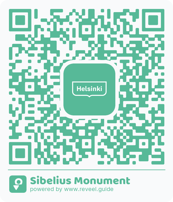 Image of the QR linking to the Sibelius Monument