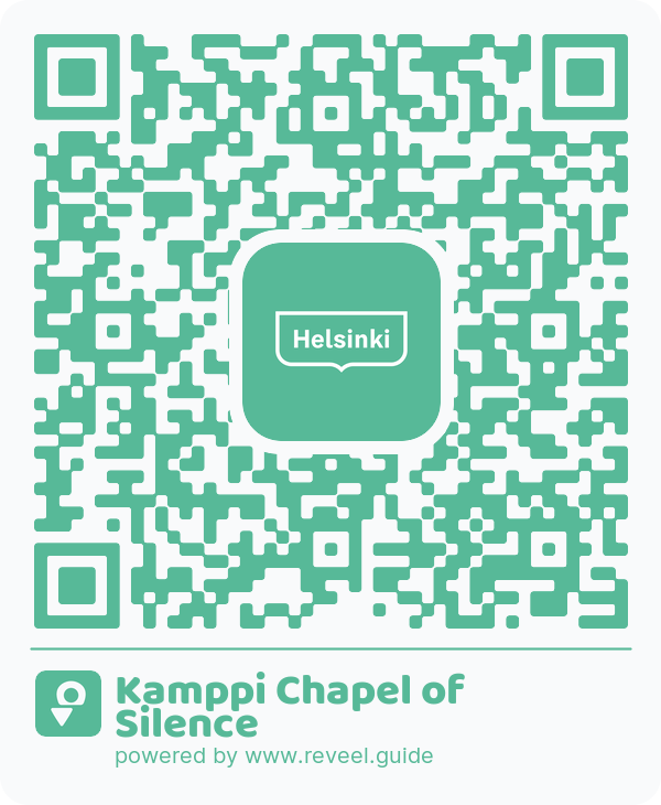 Image of the QR linking to the Kamppi Chapel of Silence