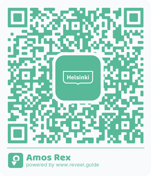 Image of the QR linking to the Amos Rex 