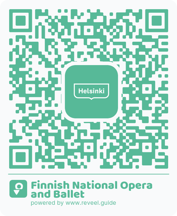 Image of the QR linking to the Finnish National Opera and Ballet