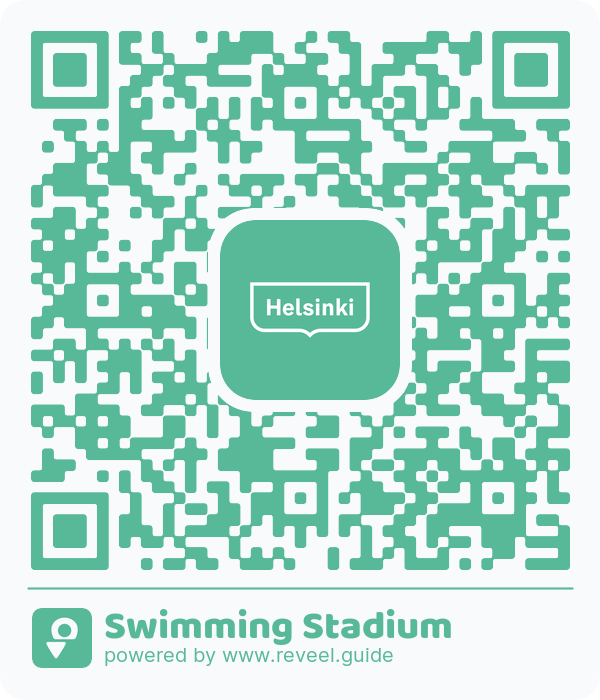 Image of the QR linking to the Swimming Stadium